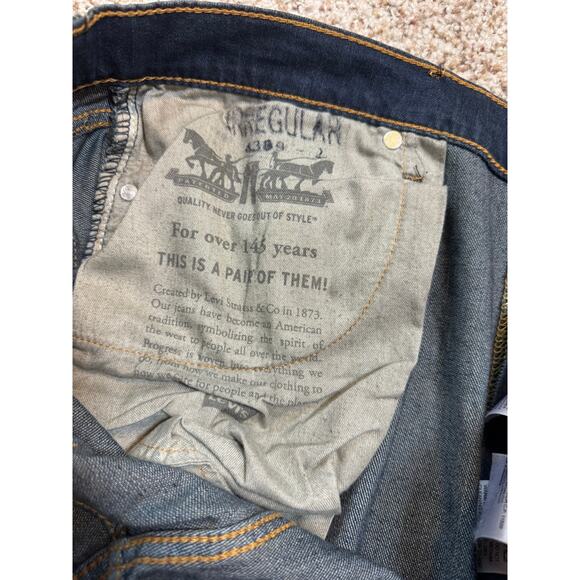 NWT, Men's Levi's 514 Blue Jeans/Pants size 40X34 STRETCH; Blank Red Tab - Picture 8 of 11